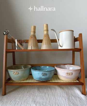 Handmade Chawan and Bamboo Whisk