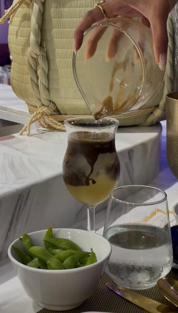 A Refreshing Evening Ritual: Sparkling Hojicha with Honey & Lemon