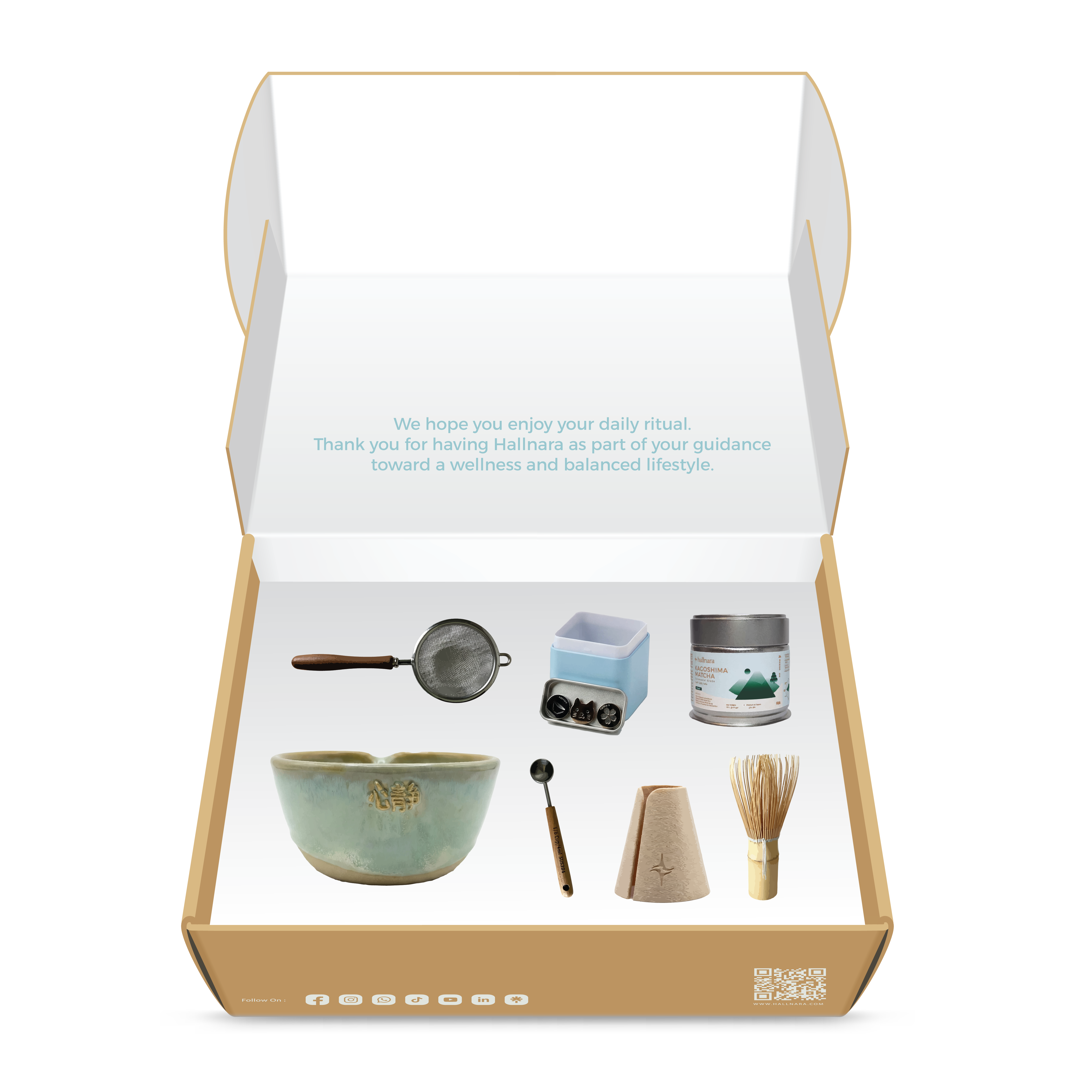 Kagoshima full giftset with crafted Chawan