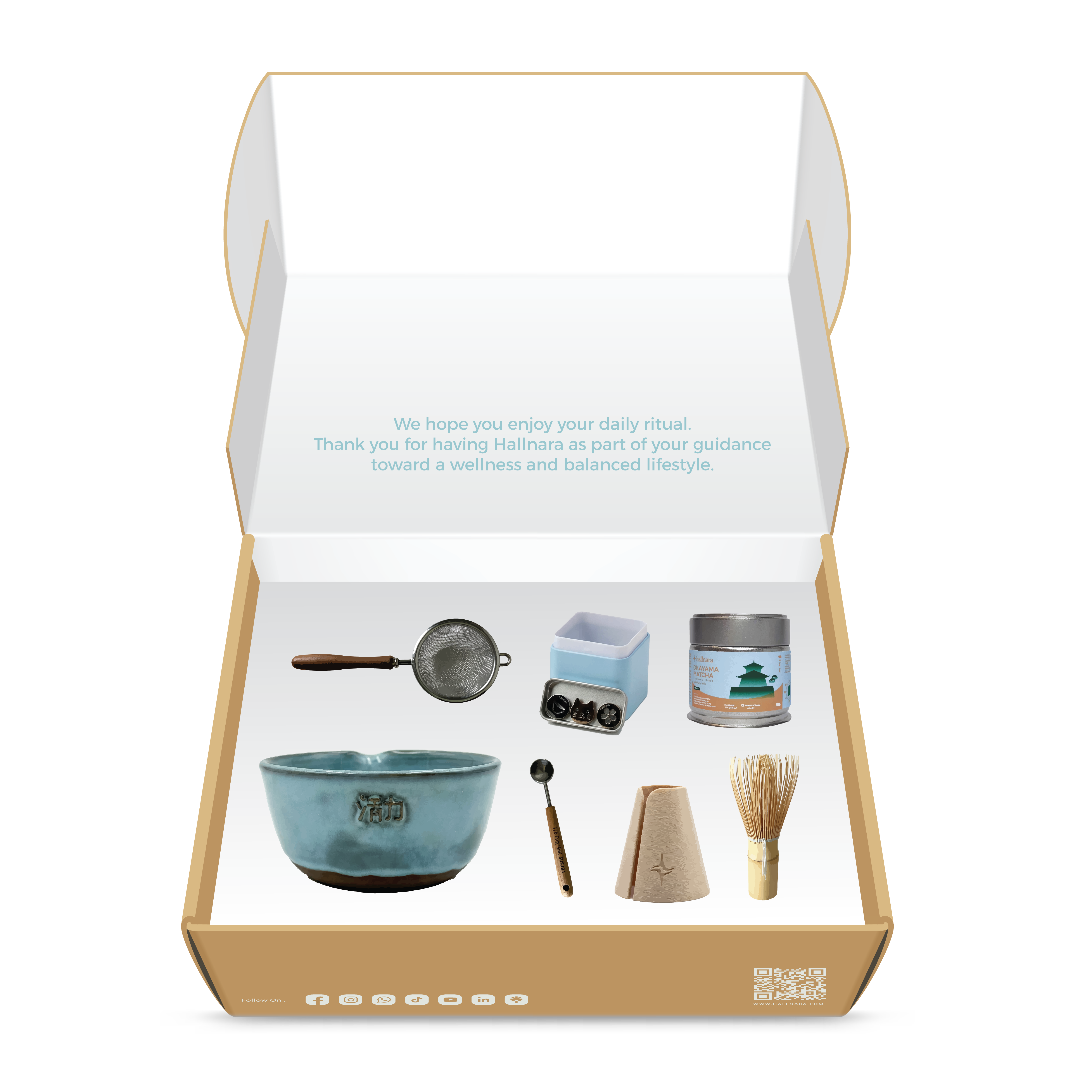Okayama full giftset with crafted Chawan