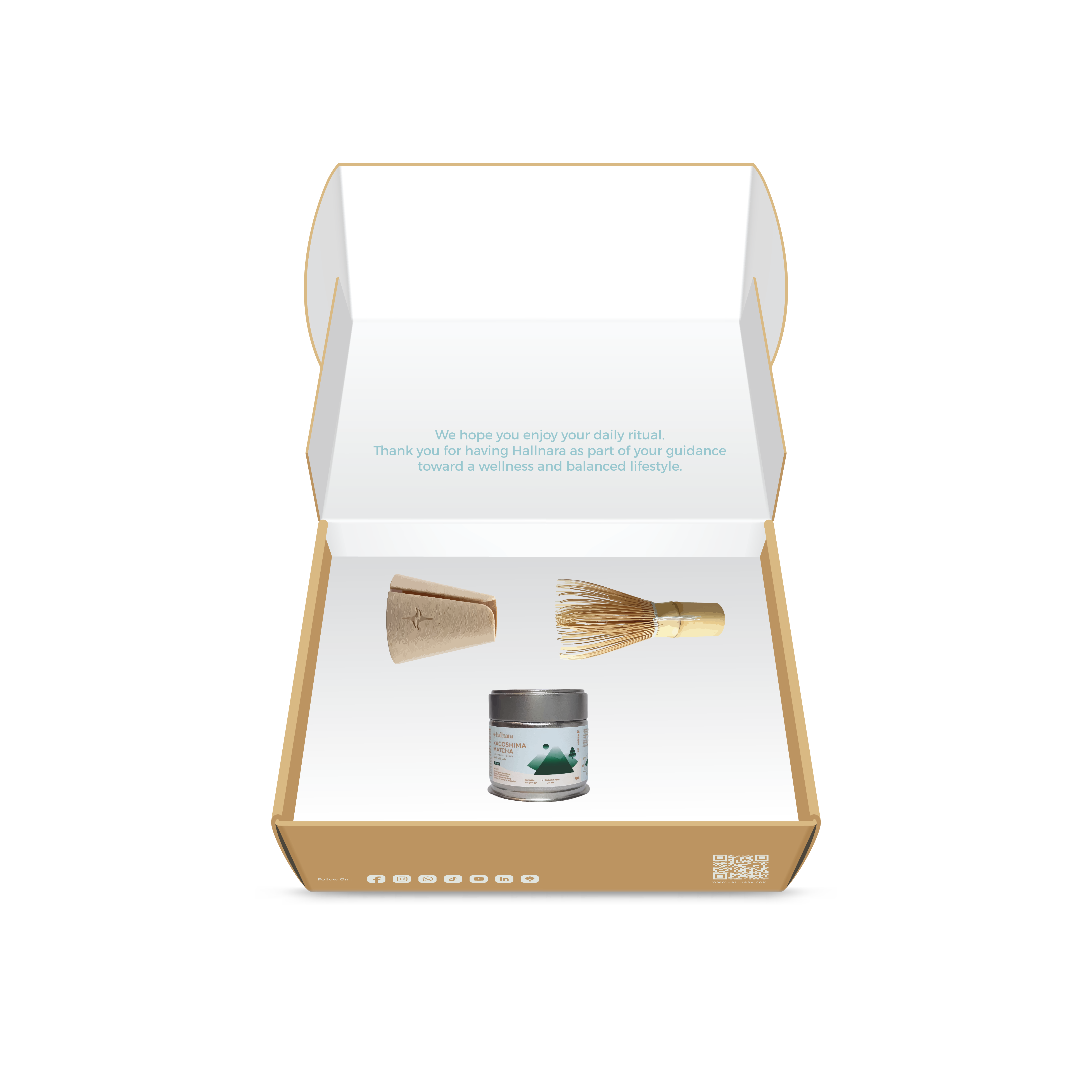 Kagoshima matcha whisking starter giftset