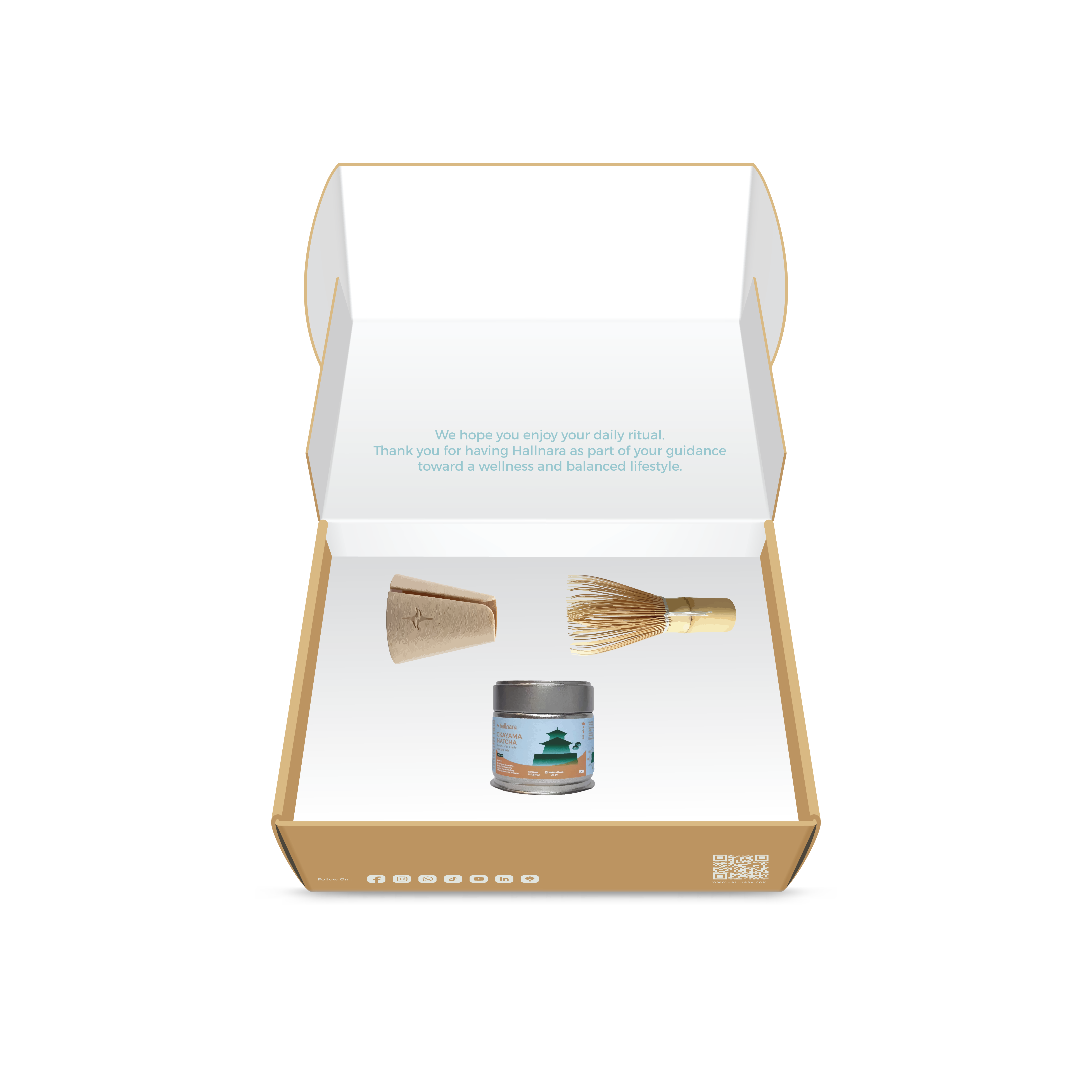 Okayama matcha whisking starter giftset