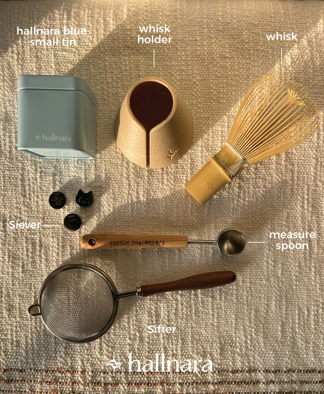 طقم هالنارا ماتشا - مجموعة من 6 قطع